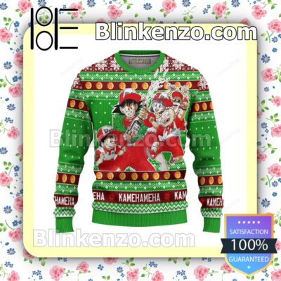 Kamehameha Dragon Ball Holiday Christmas Sweatshirts