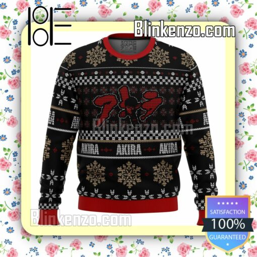 Kanji Name Akira Manga Anime Christmas Jumper