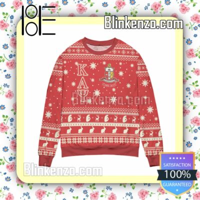 Kappa Alpha Psi Kay Logo Snowflakes Christmas Jumpers