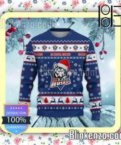 Kassel Huskies Logo Holiday Hat Xmas Sweatshirts a