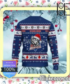 Kassel Huskies Logo Holiday Hat Xmas Sweatshirts b