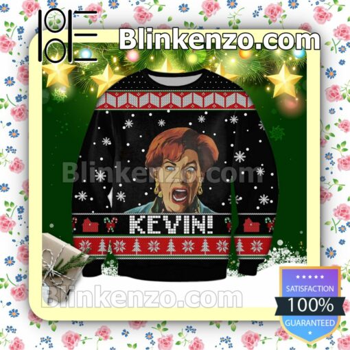 Kate McCallister Home Alone Kevin Holiday Christmas Sweatshirts