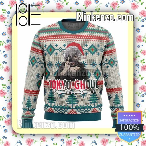 Ken Kaneki Tokyo Ghoul Alt Premium Manga Anime Christmas Jumper