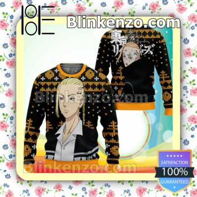 Ken Ryuuguuji Draken Anime Tokyo Revengers Xmas Gifts Holiday Christmas Sweatshirts