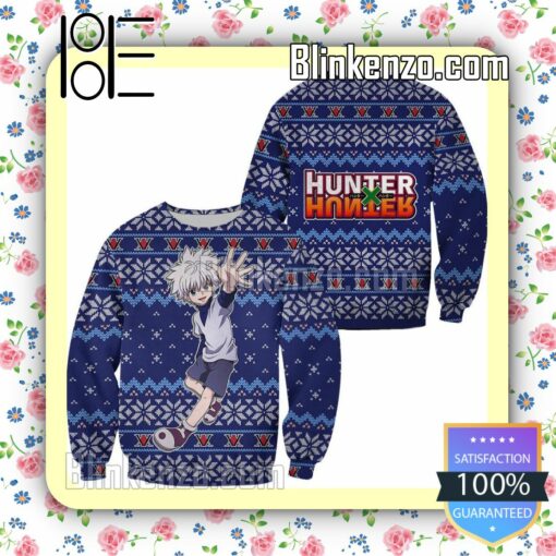Killua Zoldyck Hunter X Hunter Knitted Christmas Jumper