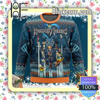 Kingdom Hearts Characters Alt Knitted Christmas Jumper