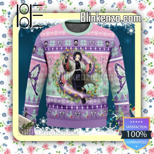 Kochou Shinobu Demon Slayer Knitted Christmas Jumper