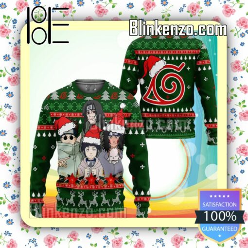 Konoha Team 8 Naruto Anime Knitted Christmas Jumper
