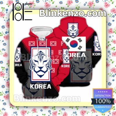 Korea Republic National FIFA 2022 Hoodie Jacket z