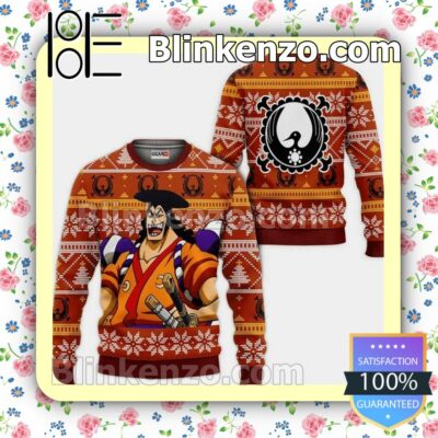 Kozuki Oden One Piece Anime Manga Holiday Christmas Sweatshirts