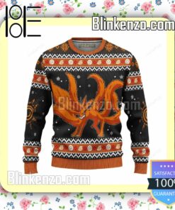 Kurama Naruto Knitted Christmas Jumper