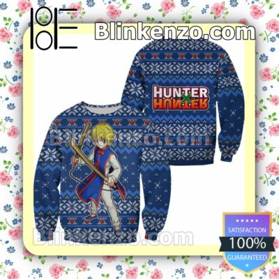 Kurapika Hunter X Hunter Manga Anime Manga Holiday Christmas Sweatshirts