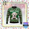 Labrador Retriever Merry Xmas Holiday Christmas Sweatshirts