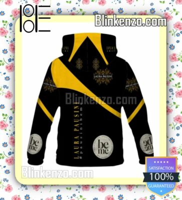 Laura Pausini Be Me Black And Yellow Winter Hoodie a