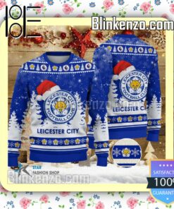 Leicester City F.C Logo Hat Christmas Sweatshirts