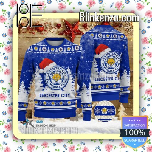 Leicester City F.C Logo Hat Christmas Sweatshirts