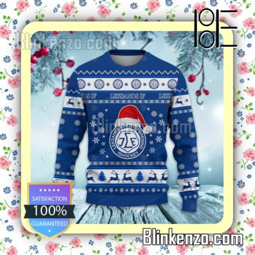 Leksands IF Logo Holiday Hat Xmas Sweatshirts a