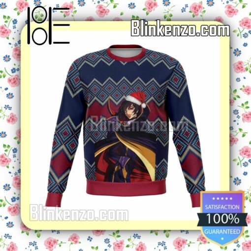 Lelouch Vi Britannia Code Geass Knitted Christmas Jumper