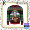 Leo Laughing Meme Django Unchained Rainbow Knitted Christmas Jumper