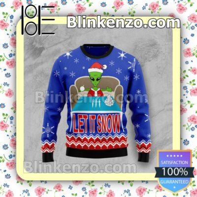 Let It Snow Holiday Christmas Sweatshirts