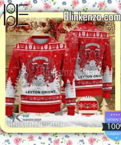 Leyton Orient Logo Hat Christmas Sweatshirts