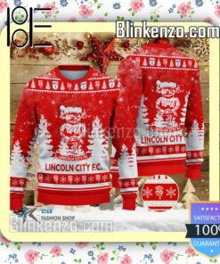 Lincoln City Logo Hat Christmas Sweatshirts