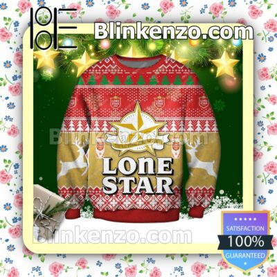 Lone Star Beer Holiday Christmas Sweatshirts