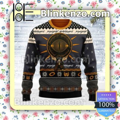 Lord Of The Rings Eye Of Sauron Snowflake Christmas Jumpers