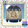 Lord Of The Rings You Shall Not Pass Chibi Snowflake Christmas Jumpers
