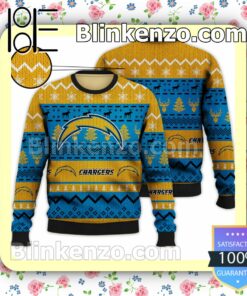 Los Angeles Chargers NFL Ugly Sweater Christmas Funny
