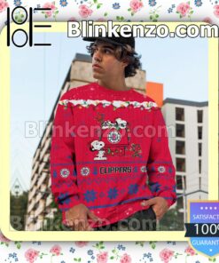 Los Angeles Clippers Snoopy Christmas NBA Sweatshirts c