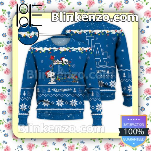 Los Angeles Dodgers Snoopy Christmas MLB Sweatshirts