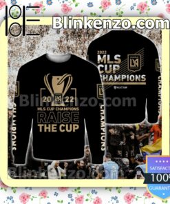 Los Angeles Football Club 2022 Mls Cup Champions Raise The Cup Men Shirts a