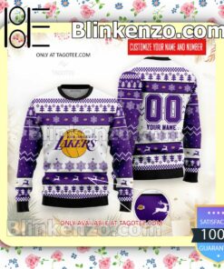 Los Angeles Lakers Basketball Christmas Sweatshirts