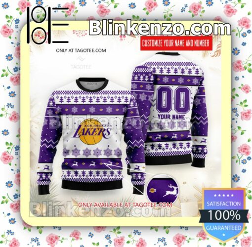 Los Angeles Lakers Basketball Christmas Sweatshirts