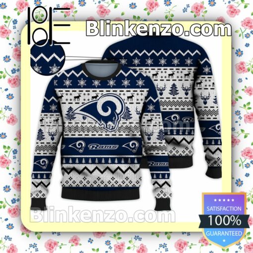 Los Angeles Rams NFL Ugly Sweater Christmas Funny