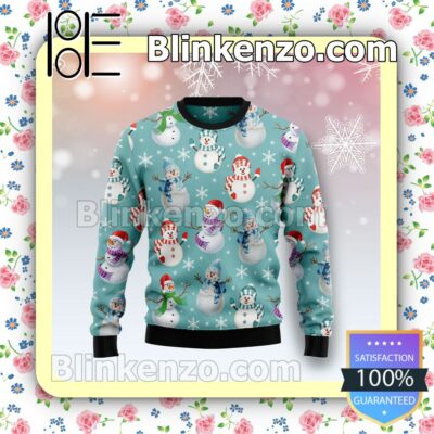 Love Snowman Holiday Christmas Sweatshirts