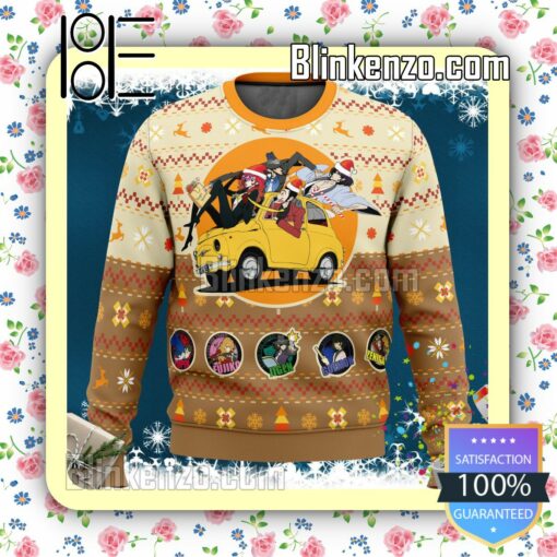 Lupin The 3rd Happy Trip Knitted Christmas Jumper