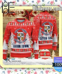 Luton Town F.C Logo Hat Christmas Sweatshirts