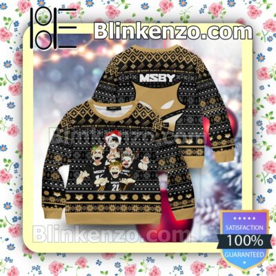 MSBY Black Jackals Volleyball Team Haikyuu Christmas Jumpers