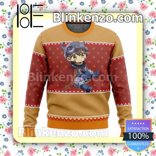 Made In Abyss Reg Holiday Christmas Sweatshirts