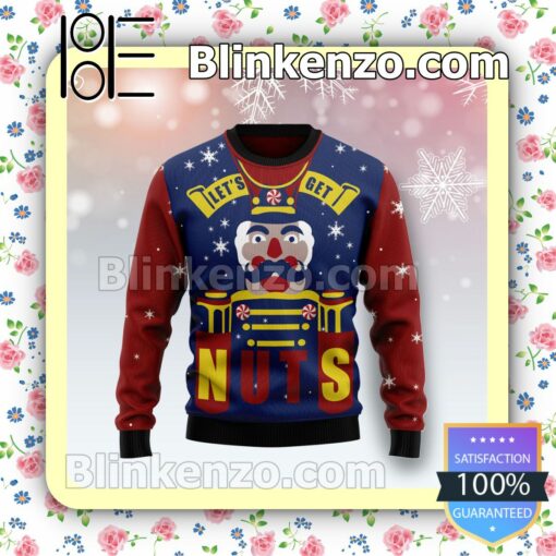 Major Mint The Nutcracker Let's Get Nuts Holiday Christmas Sweatshirts
