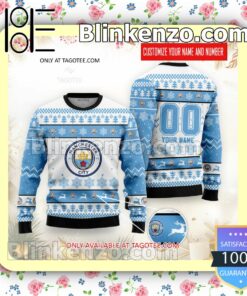 Manchester City Football Holiday Christmas Sweatshirts