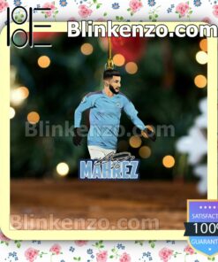 Manchester City - Riyad Mahrez Hanging Ornaments