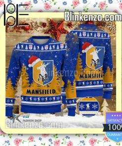 Mansfield Town Logo Hat Christmas Sweatshirts