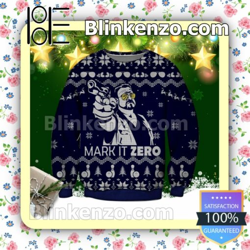Mark It Zero The Big Lebowski Holiday Christmas Sweatshirts