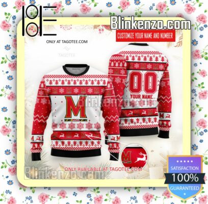 Maryland NCCA Rugby Holiday Christmas Sweatshirts