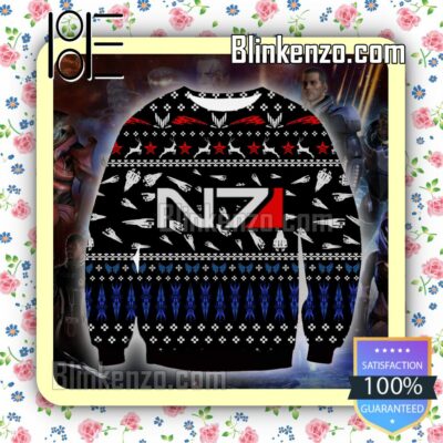 Mass Effect 3 N7 Logo Christmas Jumper