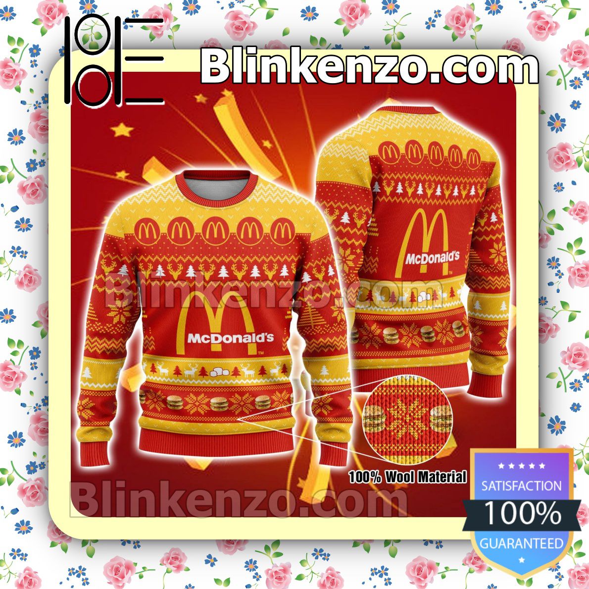 Mcdonalds ugly sale sweater