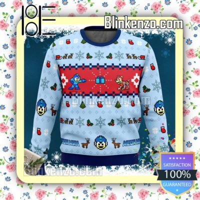 Mega Man Mega Holiday Knitted Christmas Jumper
